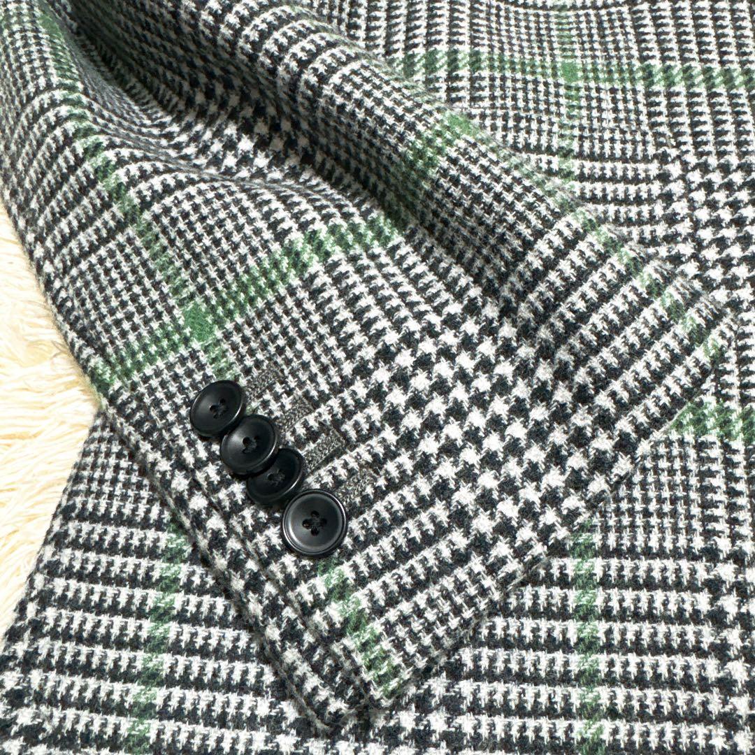 未使用・タグ付✨モアレス　テーラードジャケット　グレンチェック　ビームスデザイン