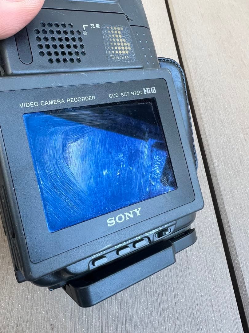 希少 SONY ソニー 液晶Hi8/8ミリビデオカメラ・CCD-SC7