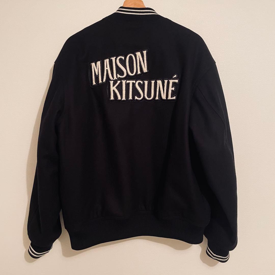 n*i様 Maison kitsune メゾンキツネ バーシティ テディ ブルゾ