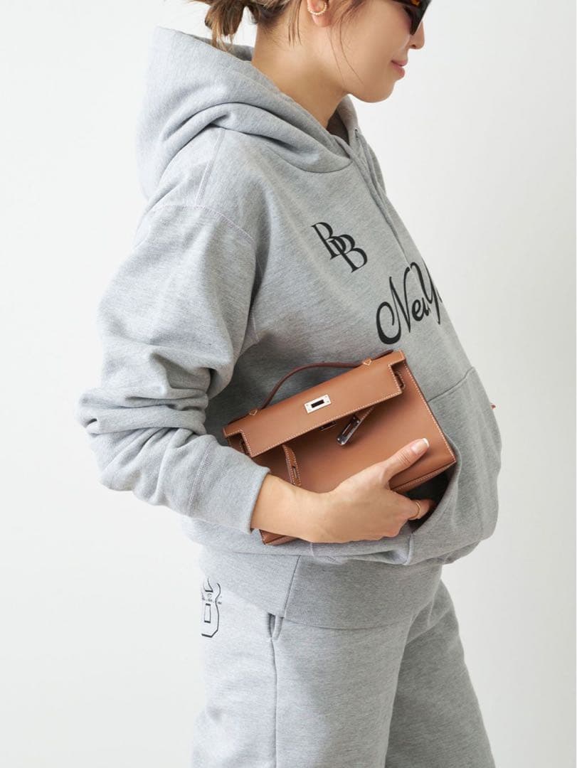 BTN Logo Hoodie パーカー グレーA