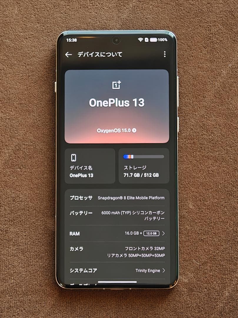 【グローバル版】OnePlus 13 16GB/512GB ブルー