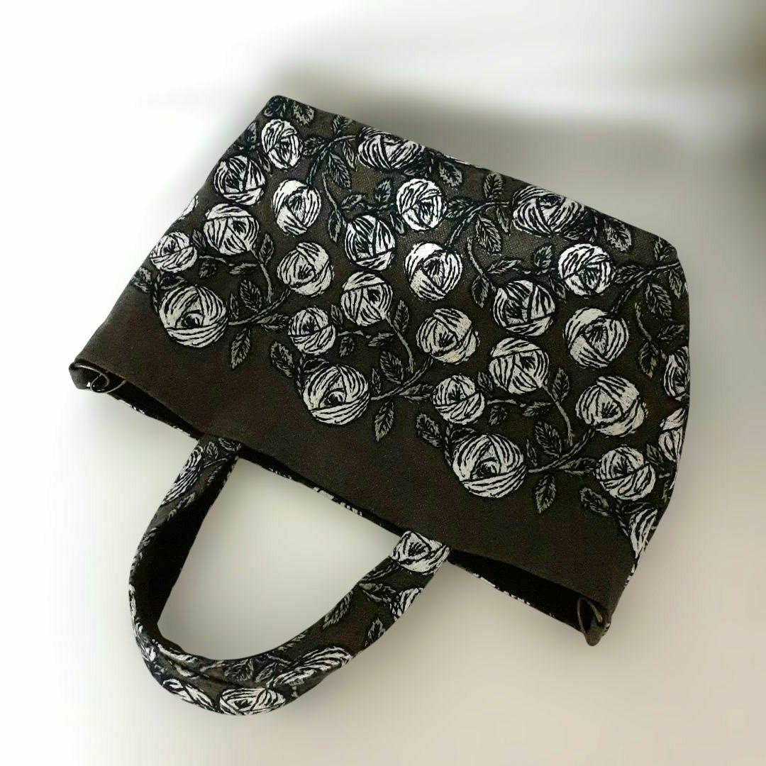 ミナペルホネン　新作 rosy brown トートバッグ