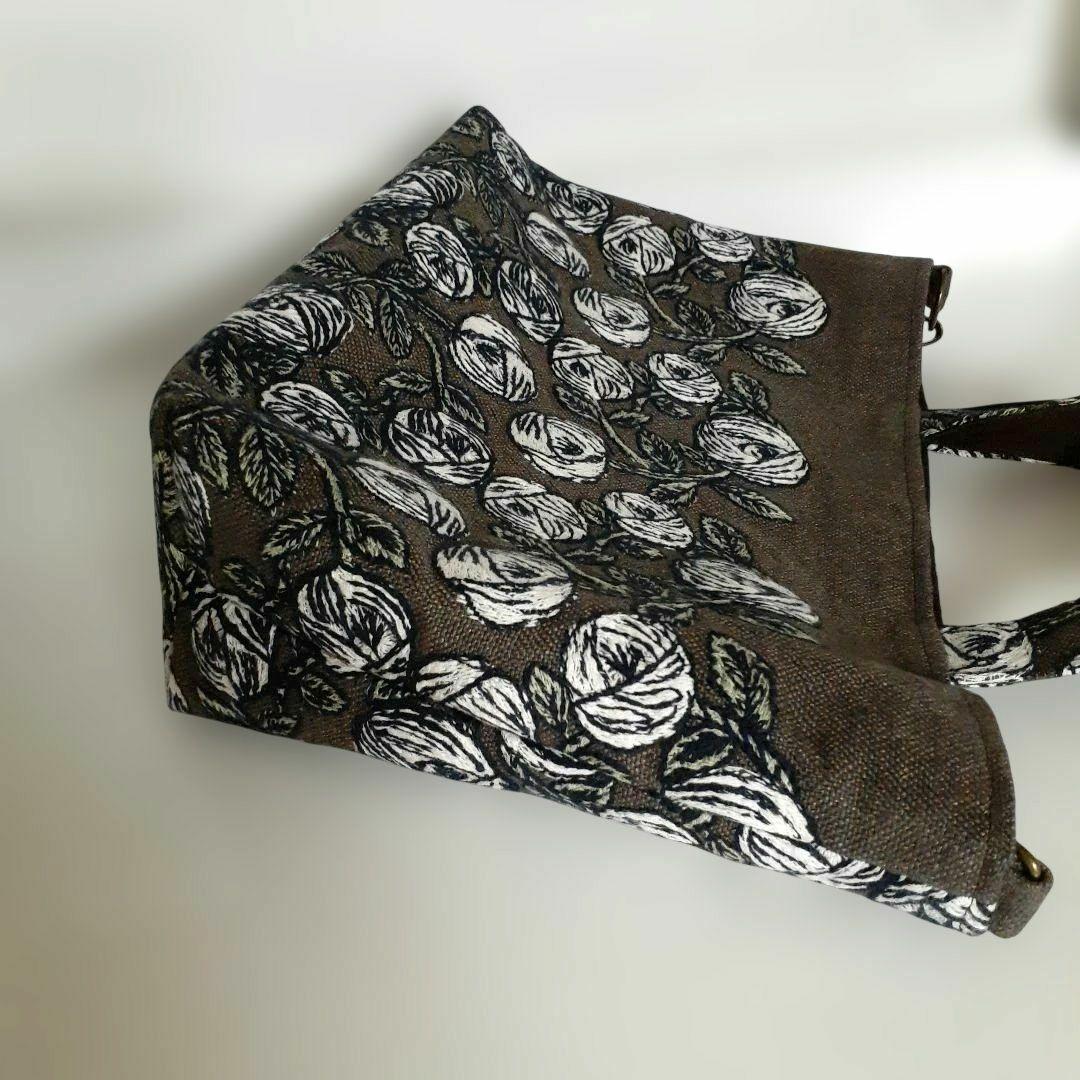 ミナペルホネン　新作 rosy brown トートバッグ