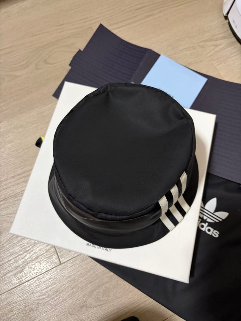 最終価格Prada Re-Nylon バケットハット 黒 アディダス コラボ