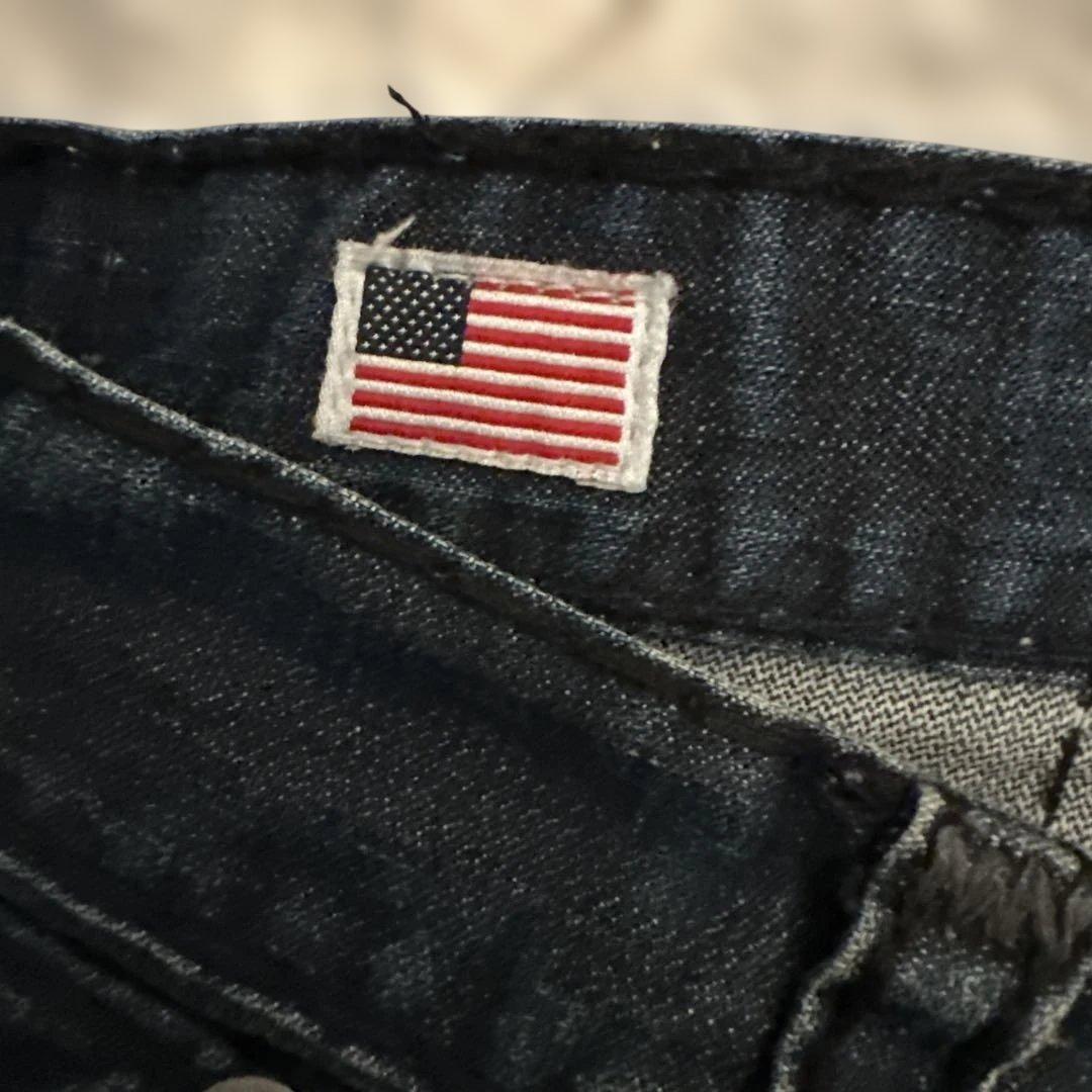 TRUE RELIGION BILLY SUPER T ダメージデニム