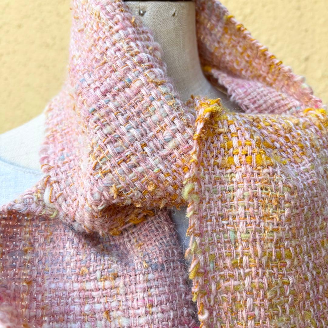 レンコンれん子3点 ★手織りマフラーM5102★M6001★ポーチB-15