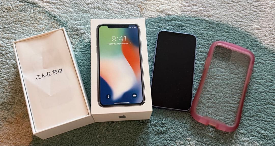 極美品⭐️iPhone12 64GB 未使用付属品完備！パープル