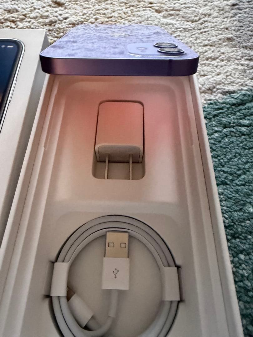 極美品⭐️iPhone12 64GB 未使用付属品完備！パープル