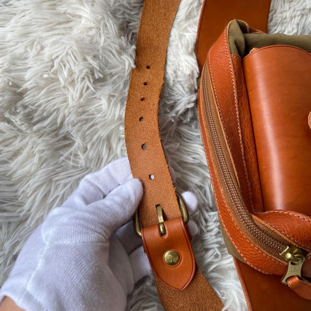 【極美品】イルビゾンテ ウエストバッグ レザー 希少