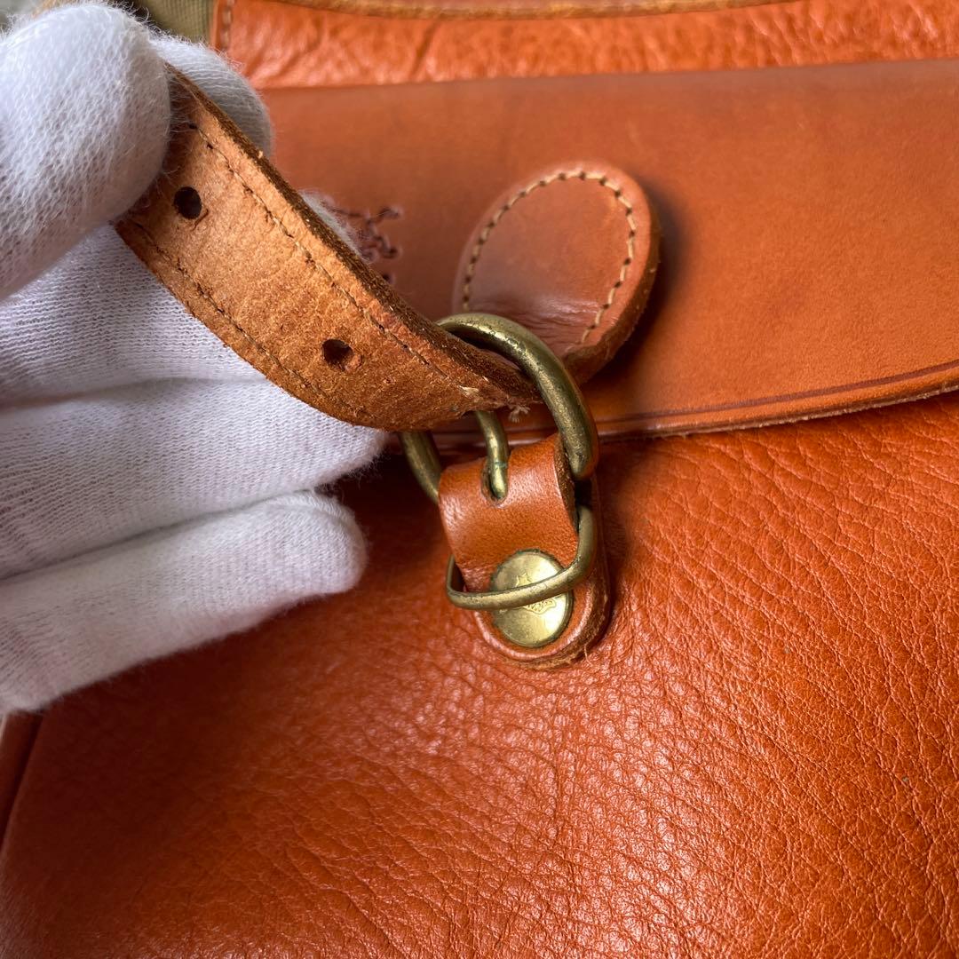 【極美品】イルビゾンテ ウエストバッグ レザー 希少