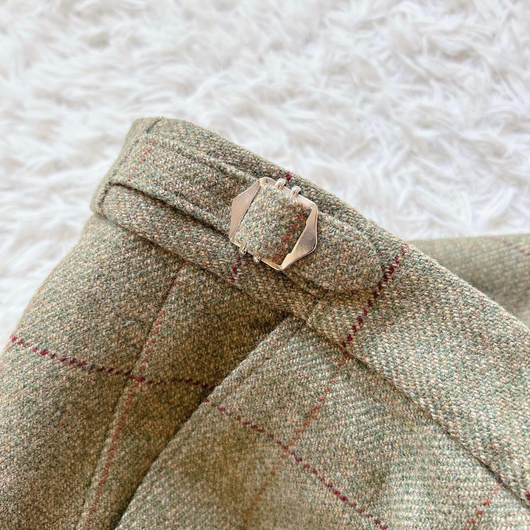 美品 CORDINGS 英国製 アジャスター付 パンツ 36 グリーン チェック