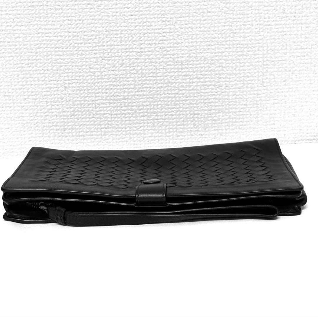 ボッテガヴェネタBOTTEGA VENETAレザーハンドバッグ イントレチャート