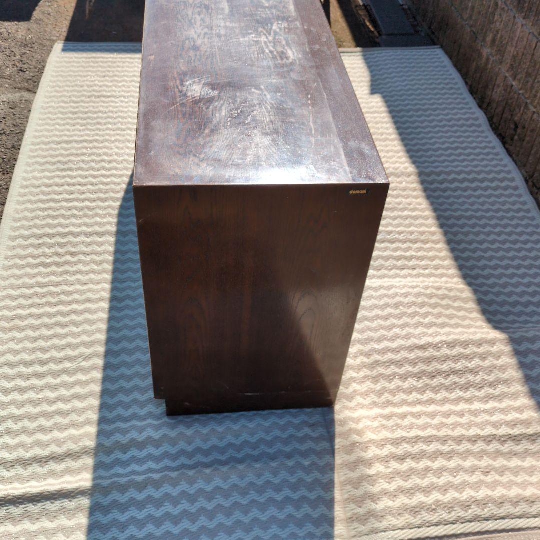 ダークブラウン 木製チェスト 8引き出し