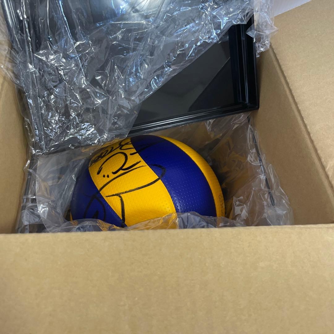 K*0様 女子バレーボール 東レアローズ 黒後愛選手 サインボール クリアケース