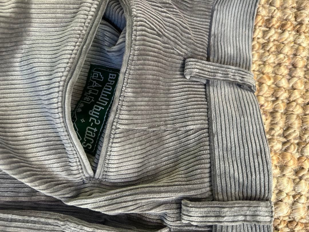 BROWN by 2-TACS コーデュロイ カバーオールジャケット&パンツ