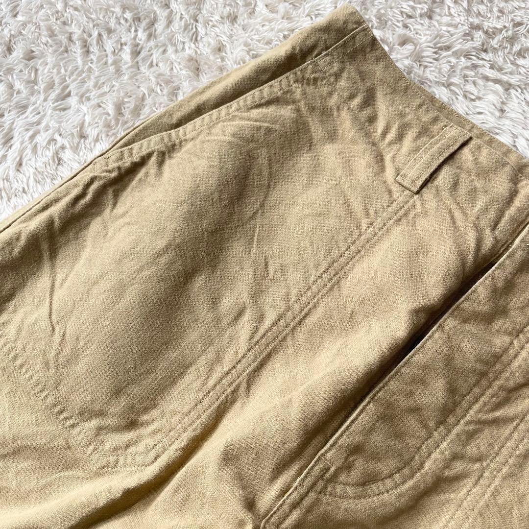 美品 MHL ファインコットンベイカーパンツ 2 ベージュ