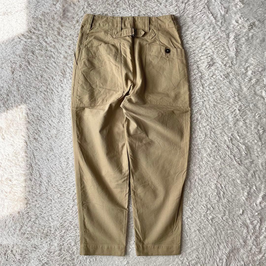 美品 MHL ファインコットンベイカーパンツ 2 ベージュ