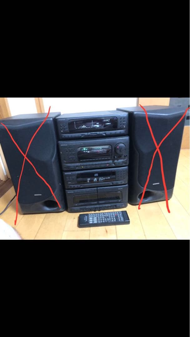 ミニコンポ KENWOOD ALLORA XE7 本体① コンパクトオーディオ