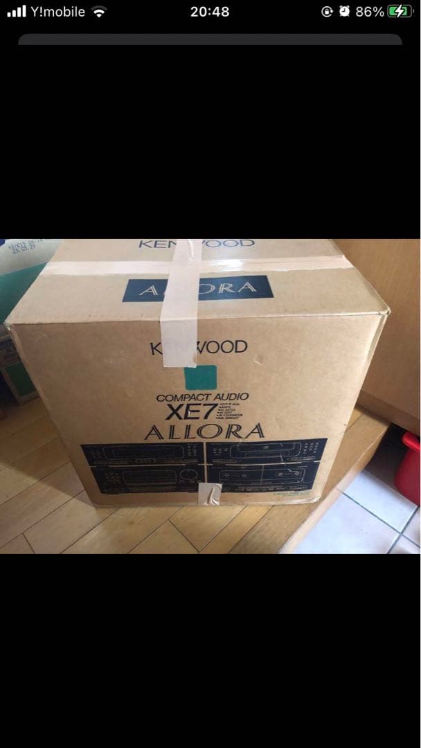 ミニコンポ KENWOOD ALLORA XE7 本体① コンパクトオーディオ