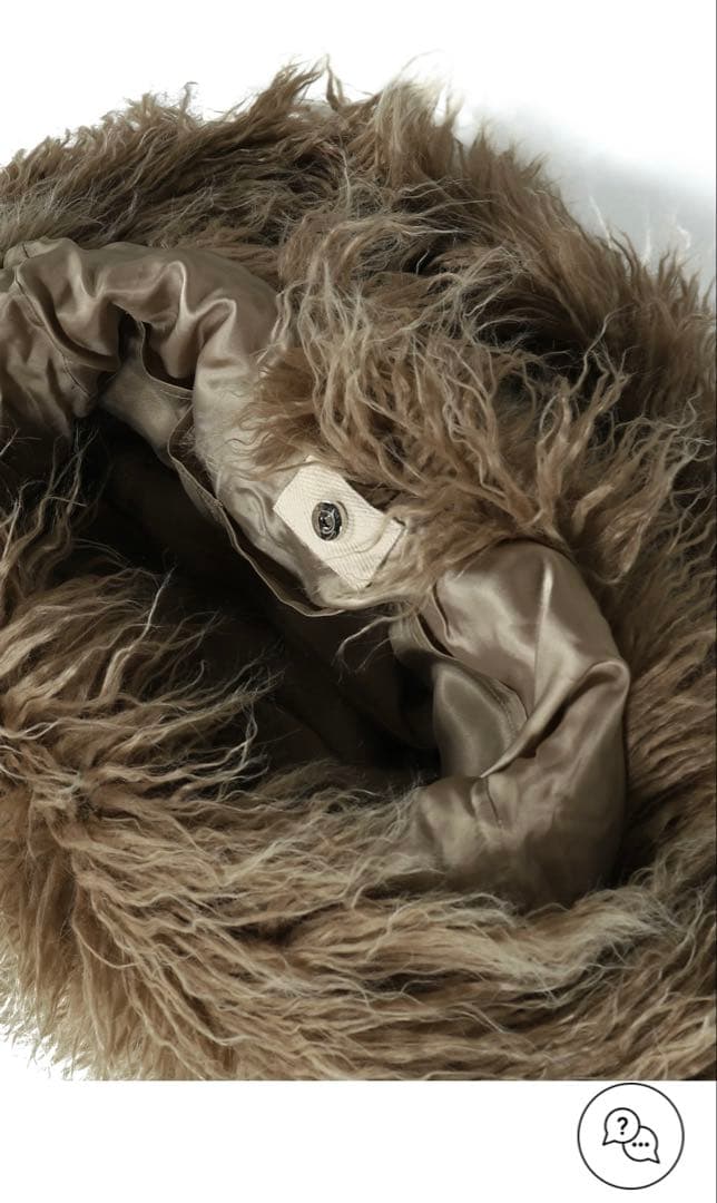 【FILTH】HAIRY FUR SHOULDER BAG / BEI