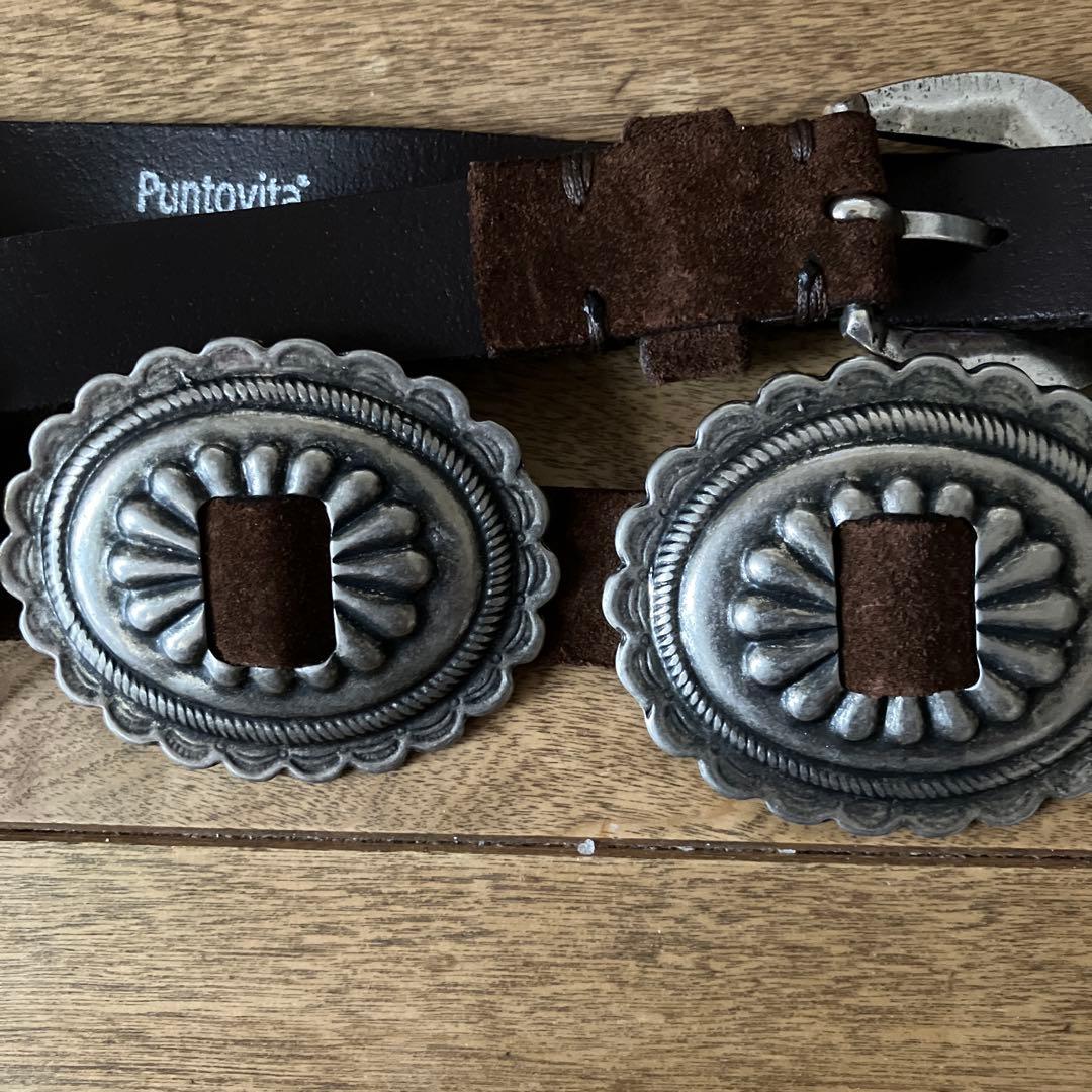 Puntovita コンチョ　スェード　ベルト