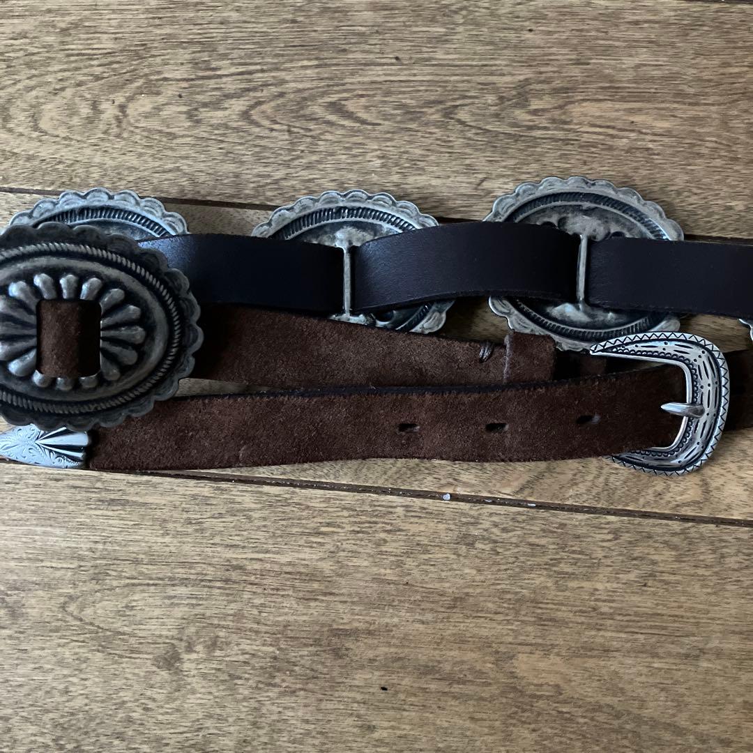 Puntovita コンチョ　スェード　ベルト