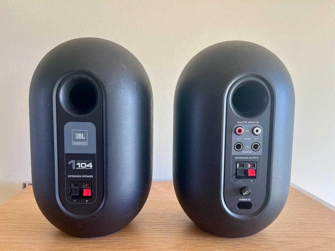 専用ケーブル付 JBL 104 BT モニタースピーカー HIBINO