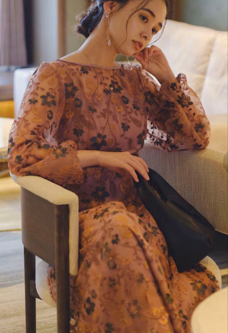 Kastane embroidery organdy dress サイズ1