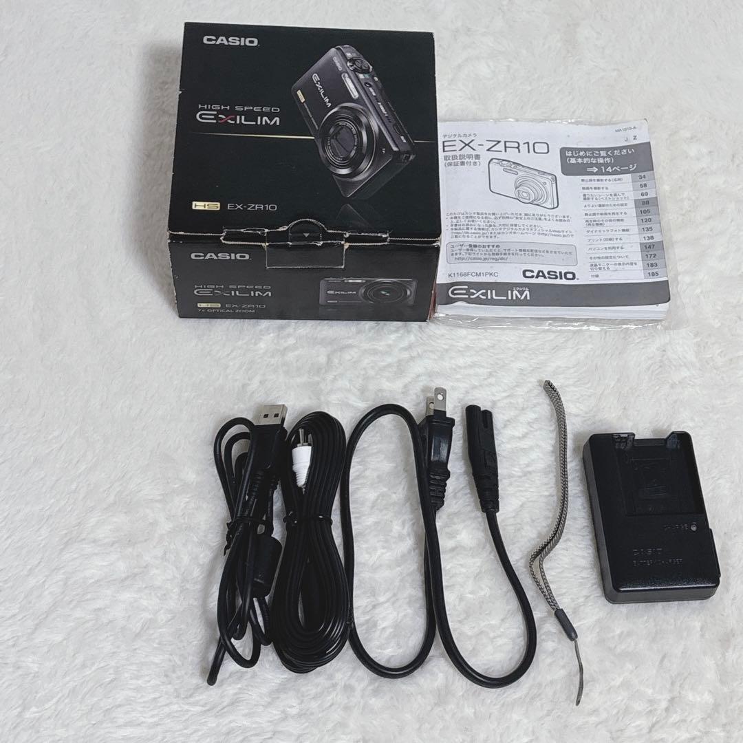 CASIO カシオ　EX-ZR10 デジタルカメラ コンデジ　黒　ジャンク
