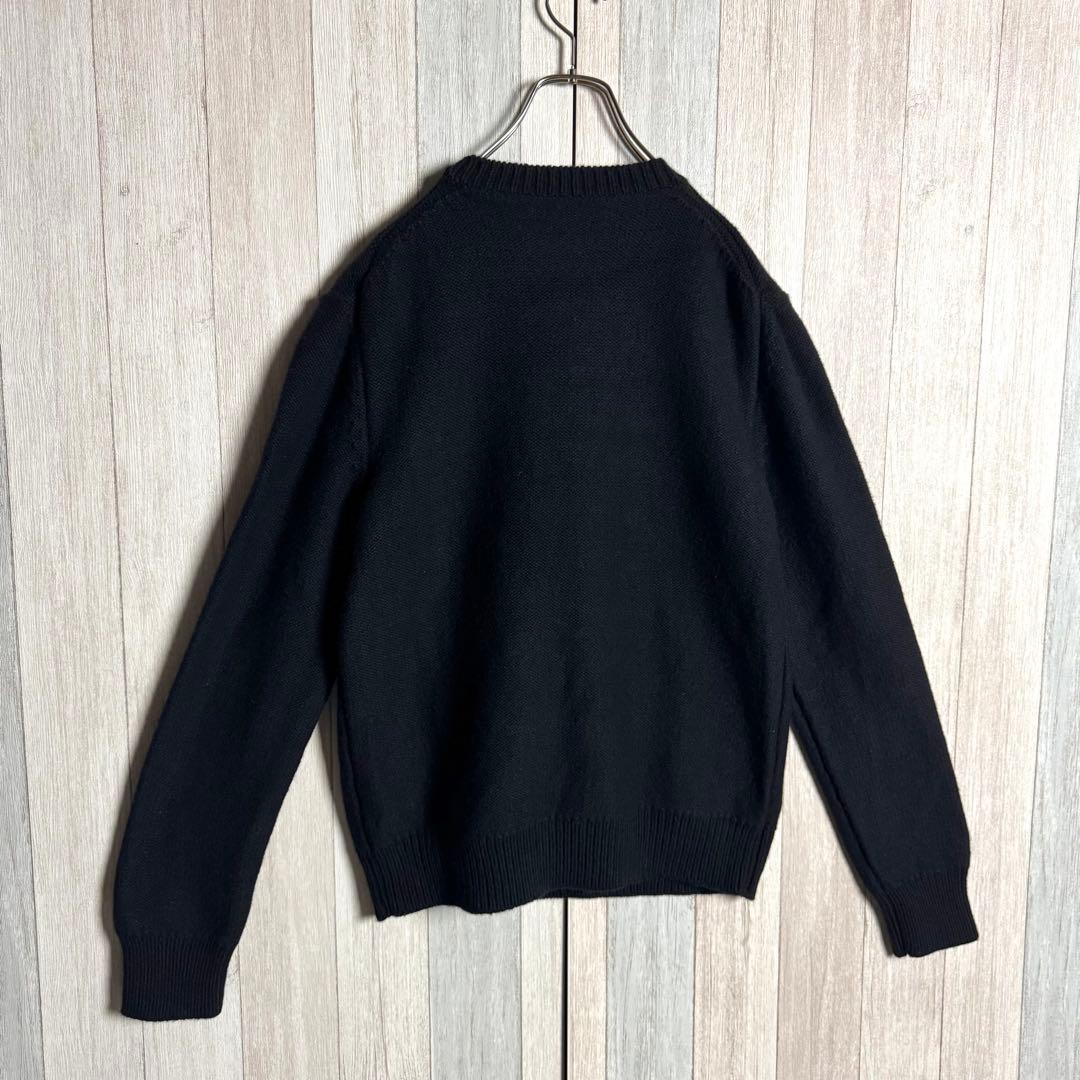 3323【希少】 アレキサンダーマックイーン カシミヤ混 スカルロゴ ニット
