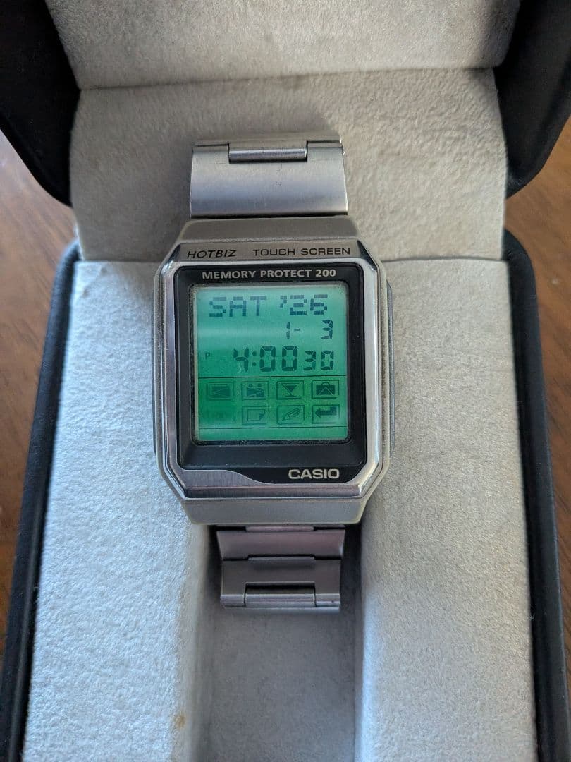 CASIO MEMORY PROTECT 200 　データバンク　腕時計