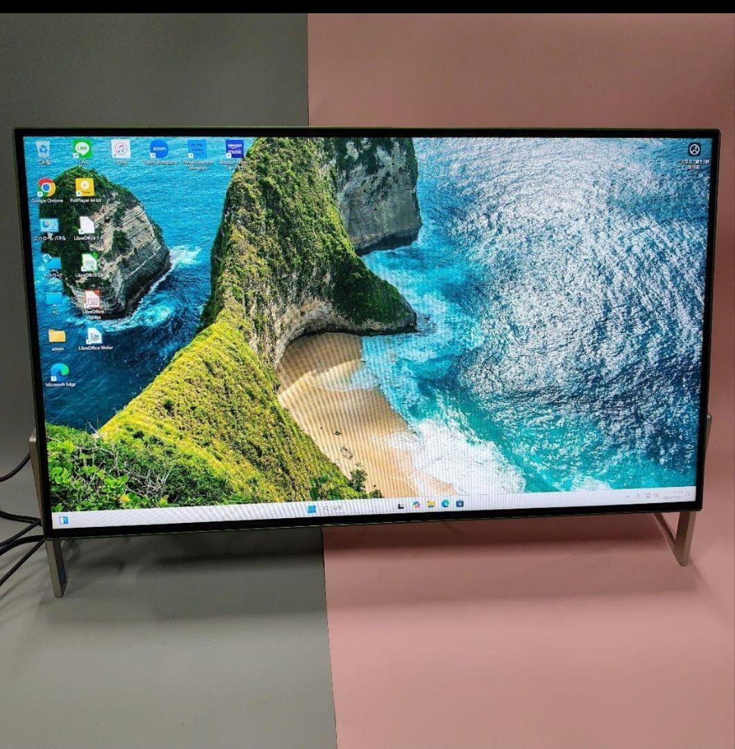 大画面 Windows11 オフィス付き　爆速SSD デスクトップPC