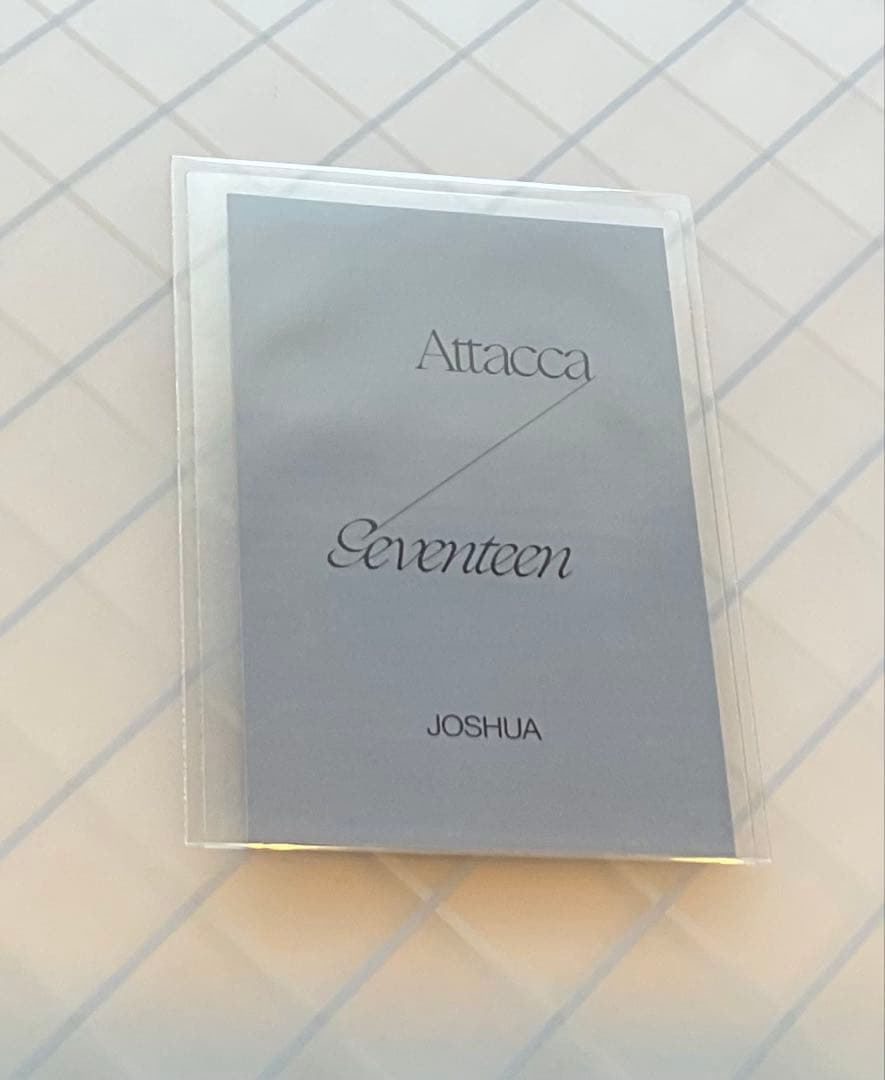 ジョシュア　seventeen attacca サノク　トレカ