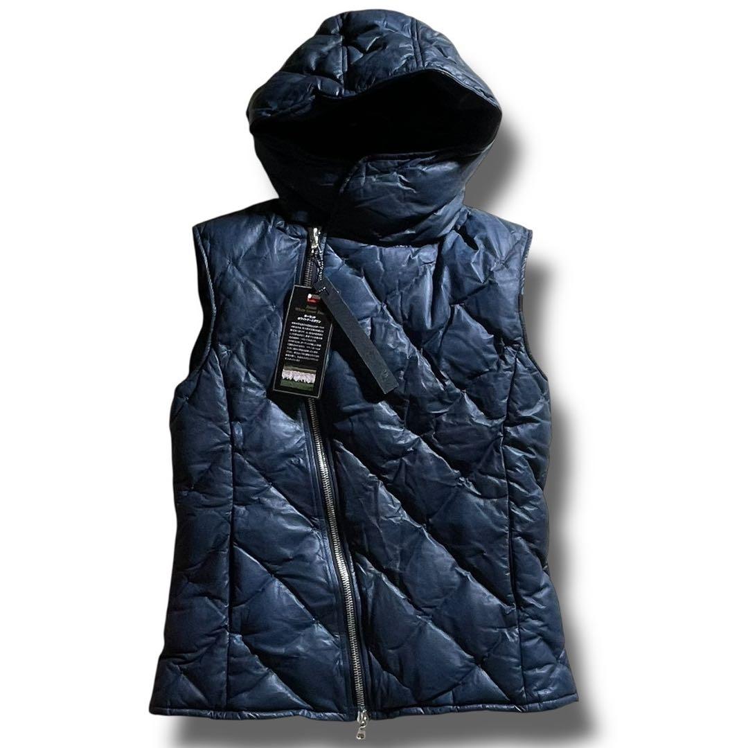 【極美品】バックラッシュ カンガルーレザー ダウンベスト ポーランドグース L