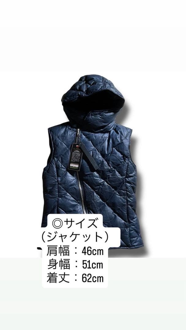 【極美品】バックラッシュ カンガルーレザー ダウンベスト ポーランドグース L