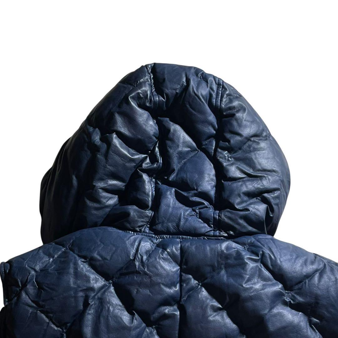 【極美品】バックラッシュ カンガルーレザー ダウンベスト ポーランドグース L