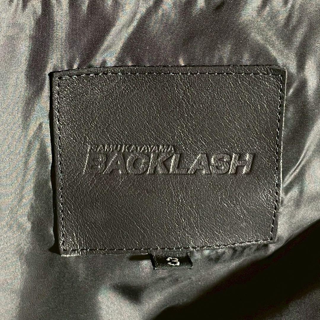 【極美品】バックラッシュ カンガルーレザー ダウンベスト ポーランドグース L