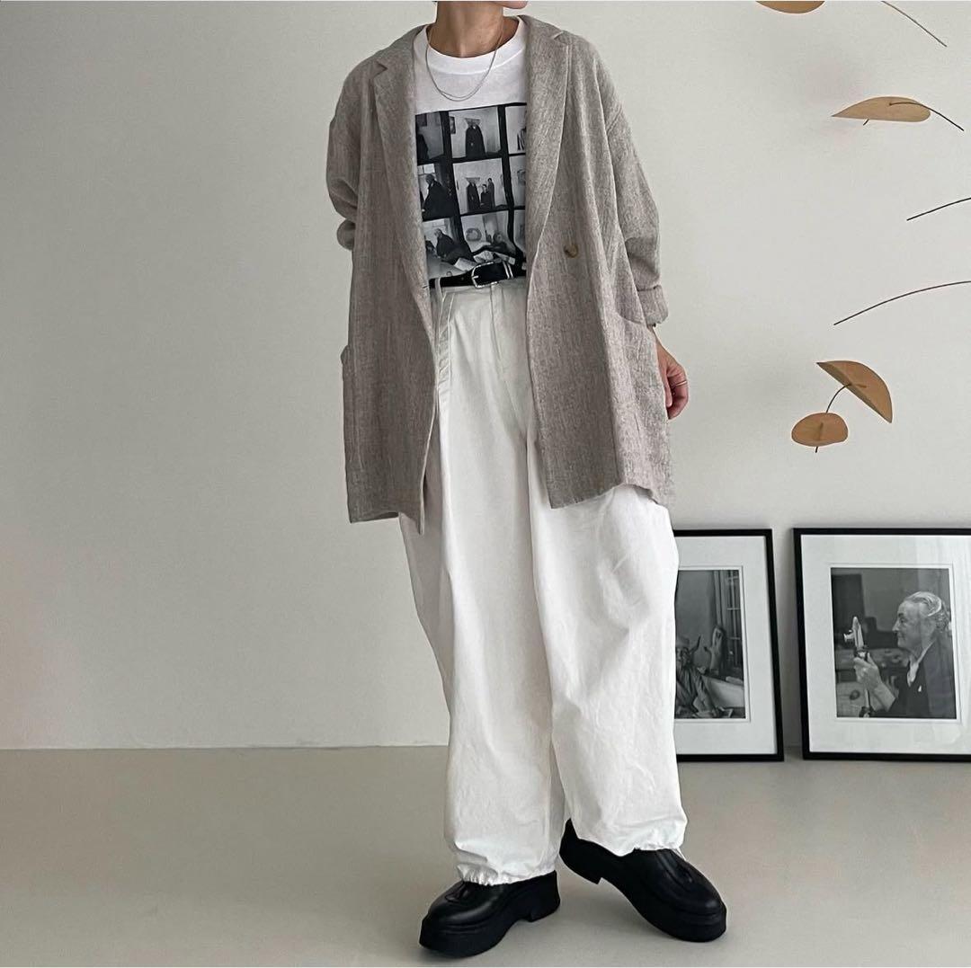 argue【美品】cotton twill mov pants モブパンツ