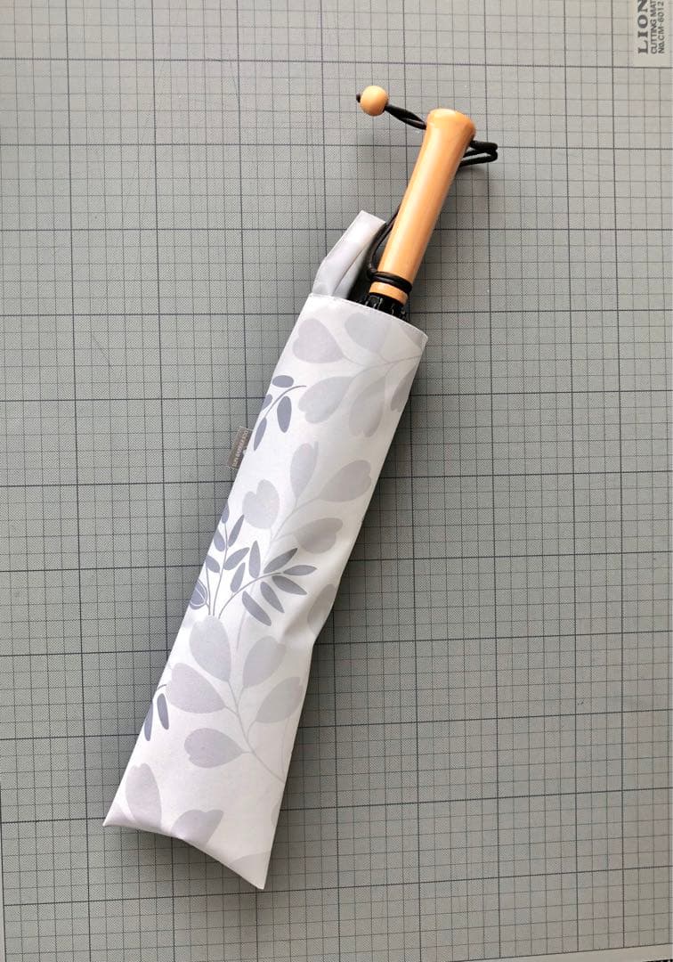 サンバリア日傘 ２段折 / リーフ ベージュ