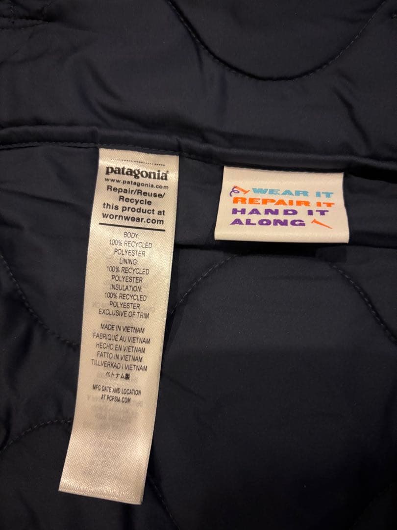 patagonia Kids Quilted Pufferキルティングジャケット