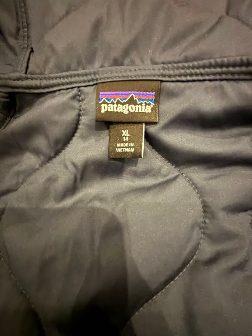 patagonia Kids Quilted Pufferキルティングジャケット