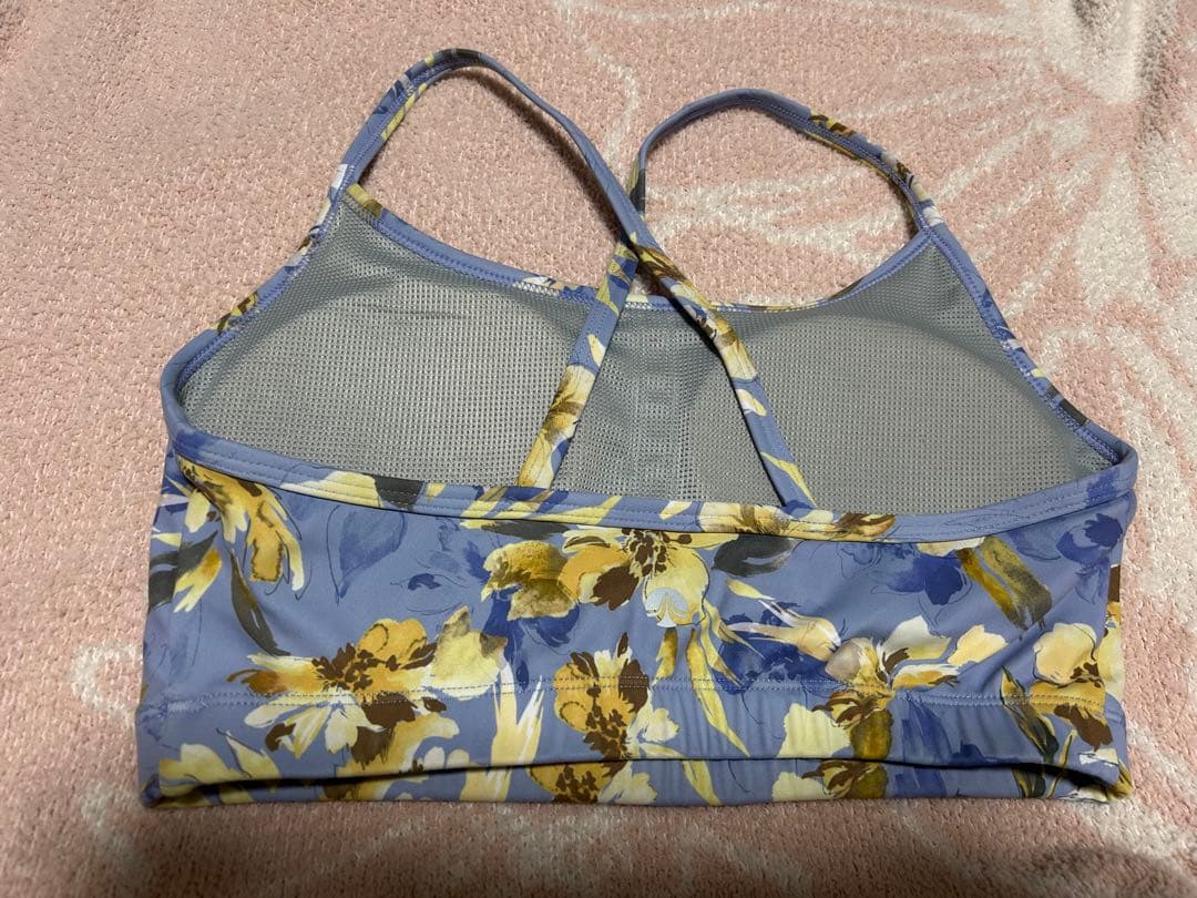 スカーラ花柄レギンス　ブラトップセットS 美品