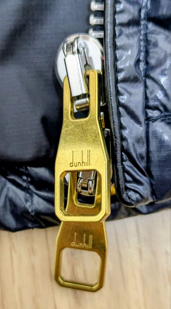 ダンヒル　dunhill ダウンベスト　ネイビー