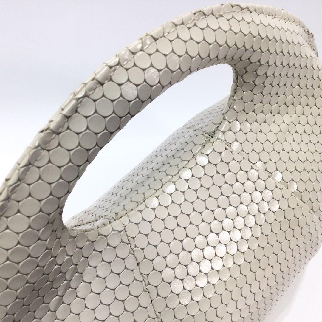 n*a様 未使用品 ヒロコハヤシ　クロワッサンバッグ　カルディナーレ　オフホワイ