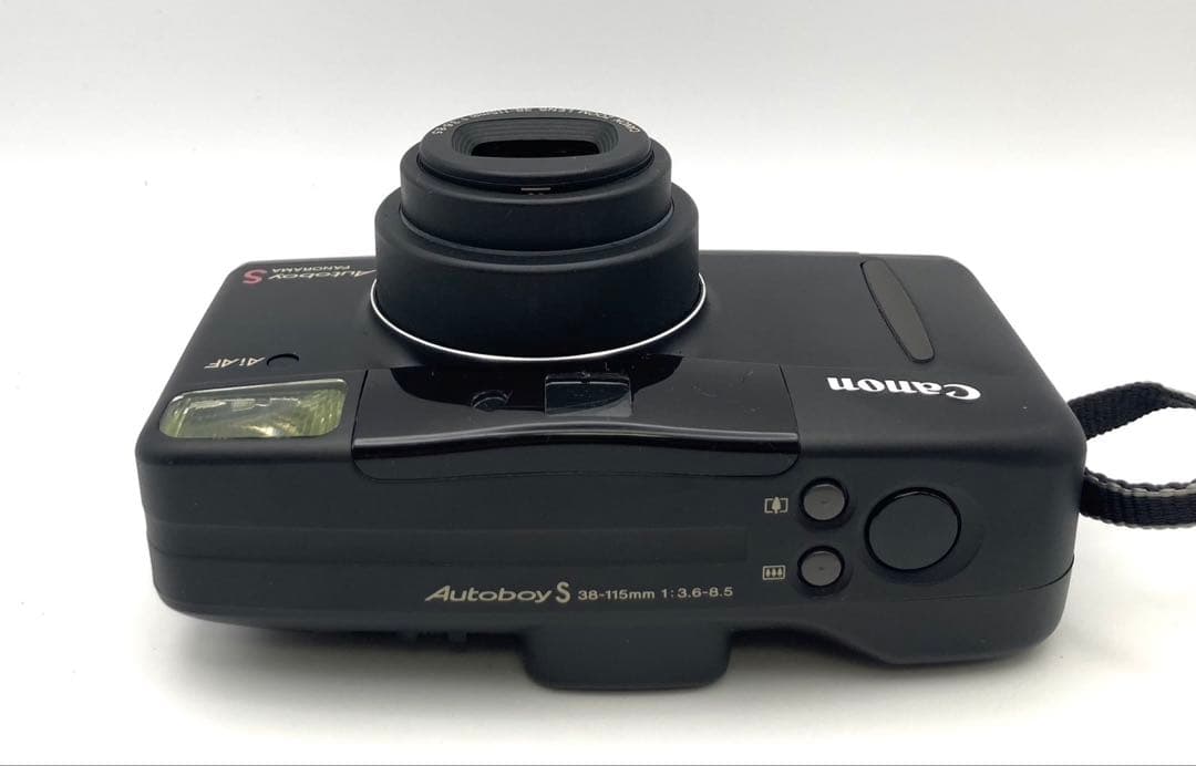 【完動 美品】Canon Autoboy S PANORAMA ブラック ケース
