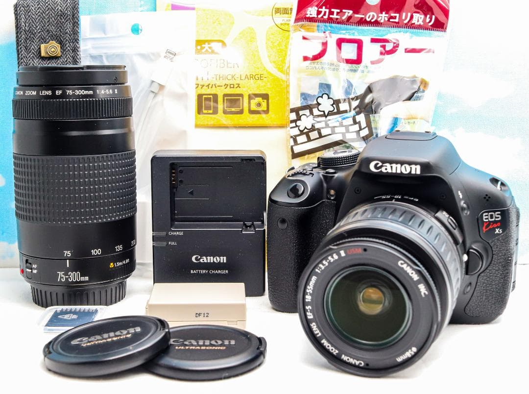 Canon kiss x5⭐️Wレンズセット⭐️スマホに転送⭐️届いてすぐ使える