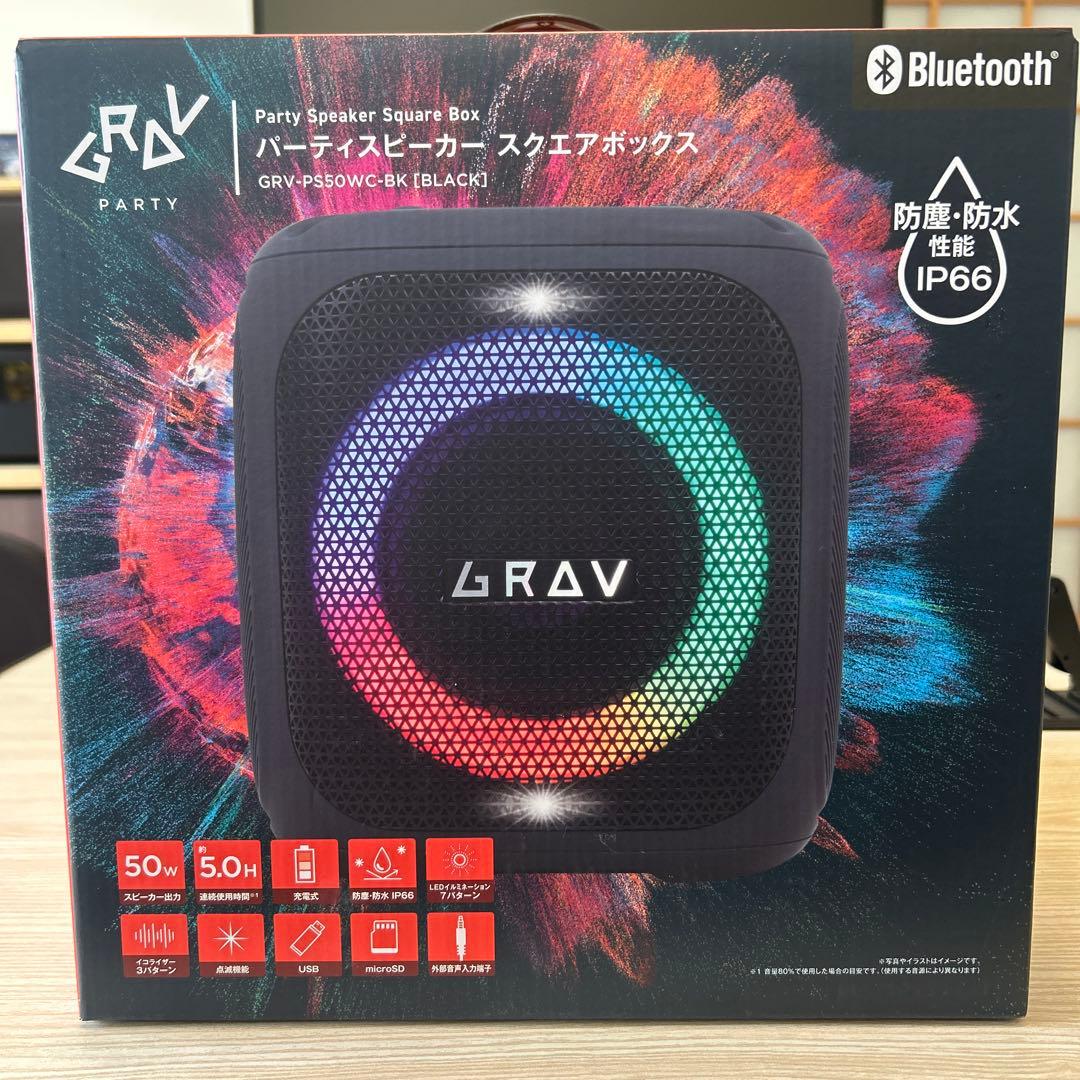 スピーカー・ウーファー GRAV Party Speaker Square Box GRV-PS50WC