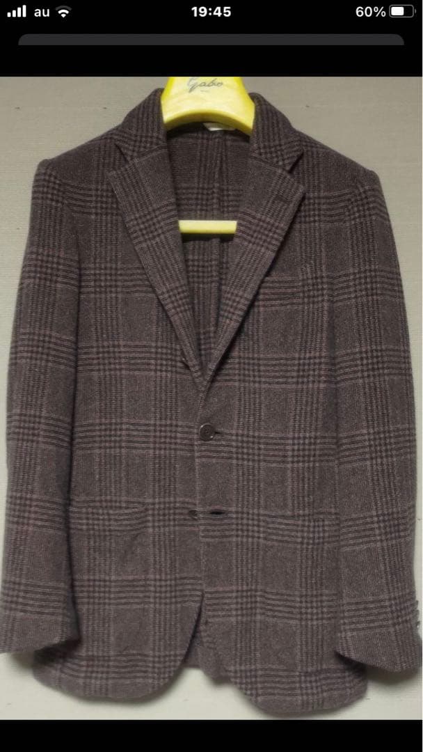 De Petrillo グレンチェックテーラードジャケット