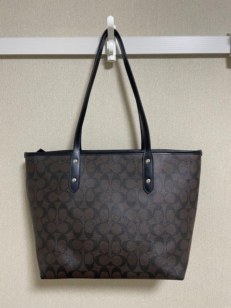 COACH ブラウン トートバッグ