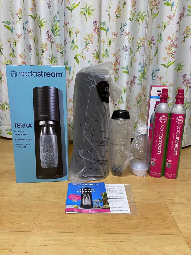 soda stream TERRA スターターセット ＋ ガス&ボトル
